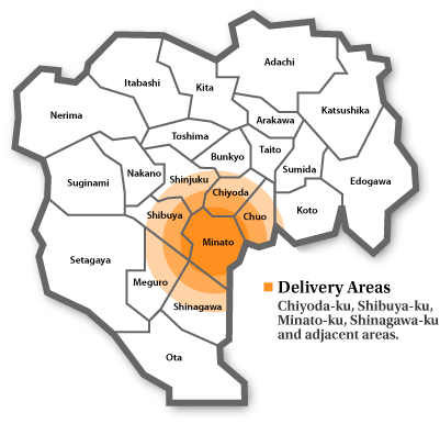 Delivery Areas
